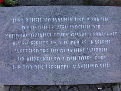 Mahnmal für die Opfer des Feliferhofes am Zentralfriedhof Graz - 
        Gedenkstein